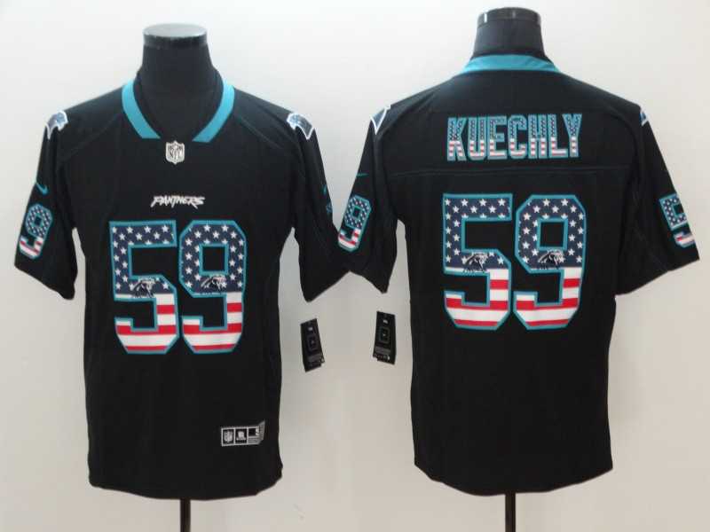 Nike Panthers 59 Luke Kuechly Black USA Flag Color Rush Limited Jersey,We sell and wholesale Nike Panthers 59 Luke Kuechly Black USA Flag Color Rush Limited Jersey on line form chian!